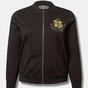 NWT Stretch Twill Bomber Jacket